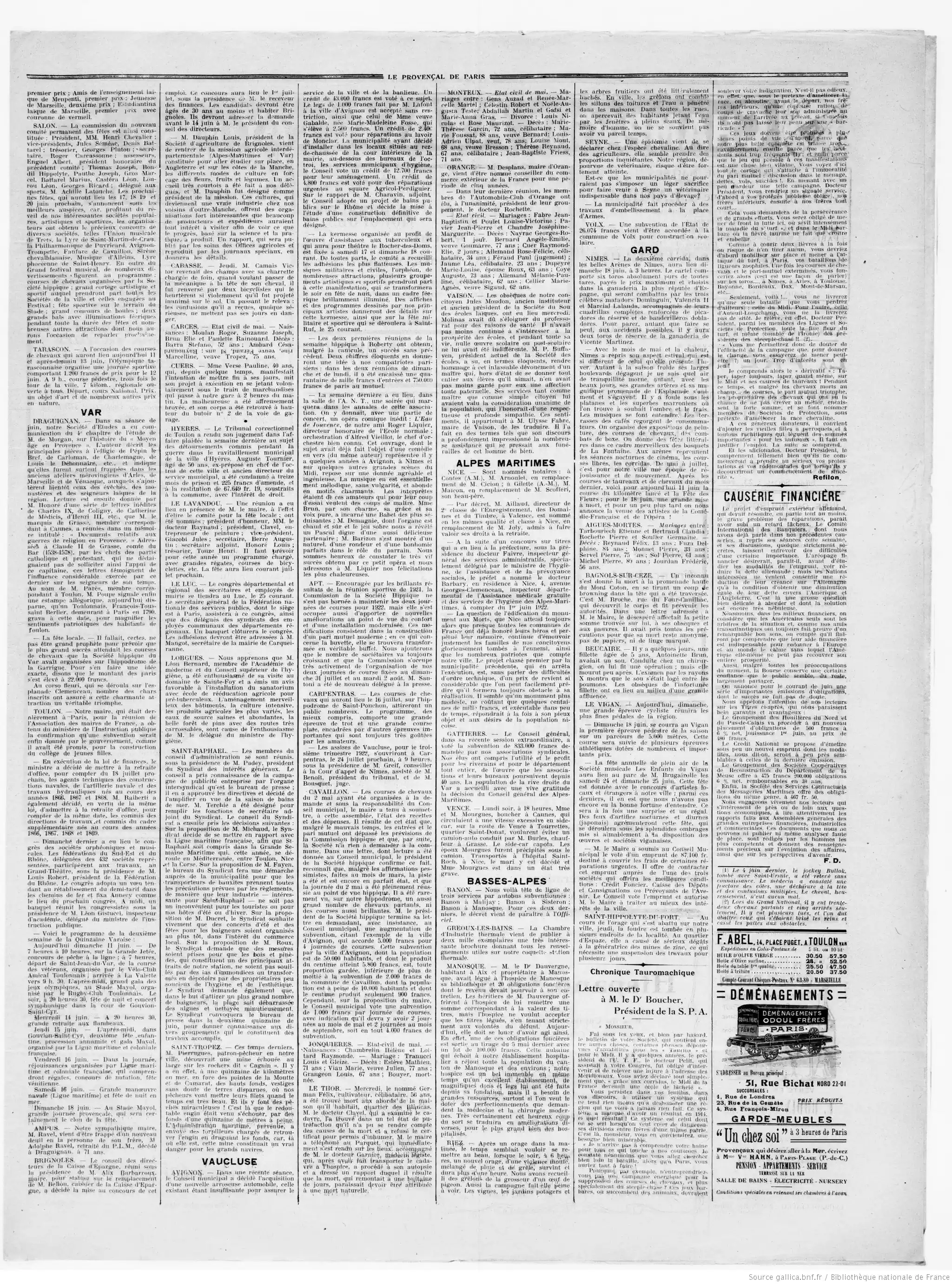 La Bignole la tauromachie lettre ouverte au Président de la SPA