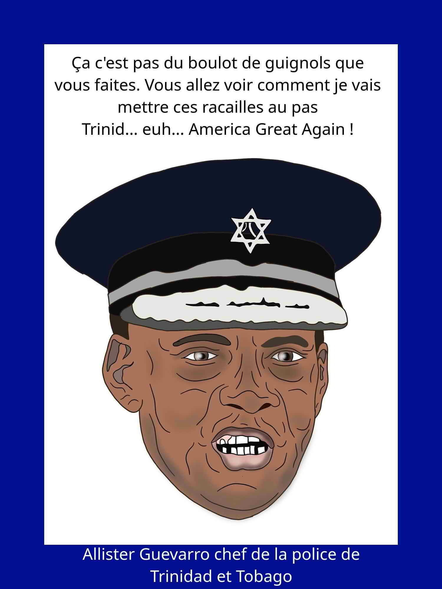 Allister Guevarro commissioner de Trinidad et Tobago