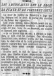 La Bignole Le Populaire édition du 02 août 1922 la page deux les Américaines ont le droit de fumer et de porter culottes