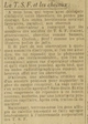 La Bignole Excelsior du 05 août 1922 les ondes électriques et la repousse des cheveux