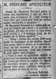 Monsieur Raymond Poincaré apiculteur passionné comme d'autres homme politique, notamment Arnaud Montebourg qui s'est déclaré apiculteur professionnel