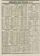 1922 les horaires des trains pendant les congés, un nombre de trains qui circulent impressionnant
