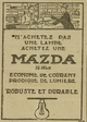 une publicité pour des ampoules économe de courant. La société Mazda,
