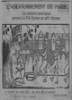 dessin humour un ogre représente la ville de Paris et des petits marmitons qui lui apportent son petit déjeuner