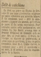 délit de cathéchisme laïc et rien d'autre