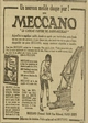 Un nouveau modèle chaque jour avec... une publicité pour Meccano