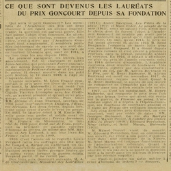 que sont devenus les lauréats du Prix Goncourt