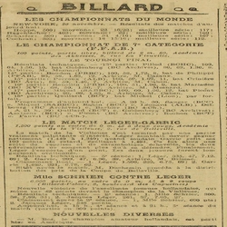 Les détails de la partie de Mademoiselle Schrier