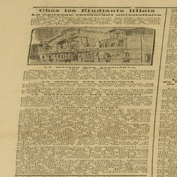 Chez les étudiants lillois, le nouveau restaurant universitaire, la description du projet et la photographie de la maison des étudiants, rue Valmy, devenu trop petite