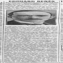 Edouard Benes docteur honoris causa