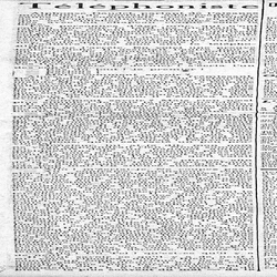 Téléphoniste, du progrès, du dérangement et de l'usage abusif de ce moyen de communication
