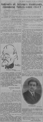 La gaité française est-elle en danger ? Auteurs et acteurs comiques, comment faites-vous rire ? La suite de l'enquête avec Dominique Bonnaud et Mouëzy-Éon