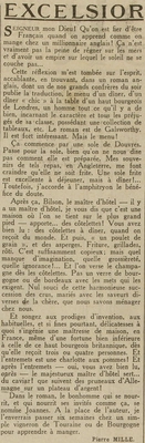 Un dîner anglais dans la haute société : une hérésie