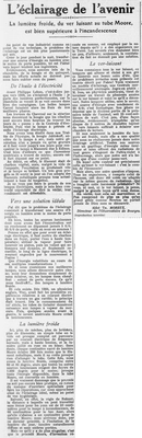 la lumière de l'avenir et le ver luisant par l'Abbé Moureux