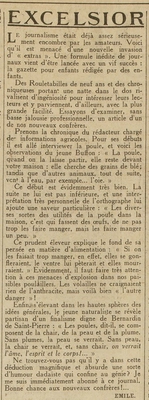 La menace du journalisme par les amateurs et une formule inédite : la gazette pour les enfants rédigée par des enfants... une sorte d'humour dadaïste qui confine au génie ?
