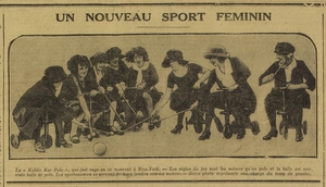 Un nouveau sport féminin en photo, la "Kiddie Kar Polo"