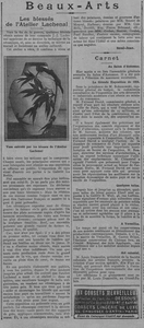 Beaux-arts, les blessés de l'atelier Lachenal, l'exposition des œuvres réalisées par cet atelier de céramique collectif