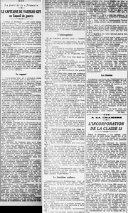 La perte de la " France ", un compte-rendu précis de l'audience