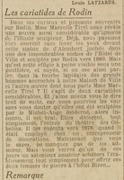 des cariatides de Rodin, des trésors cachés hors des murs des musées à Paris, comme la statue d'Alembert à l'Hôtel de Ville et les cariatides du théâtre Gobelins
