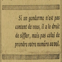 petit rappel sur les contraventions au vol