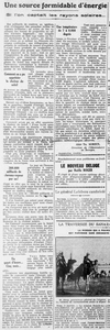 Une source formidable d'énergie : si l'on captait les rayons solaires et une petite réflexion sur les fluctuations périodiques des climats, signé L'abbé Théophile Moreux