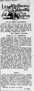 Les meilleures recettes de nos lectrices : Noix de veau paraméenne, morue à la carmélite et megin