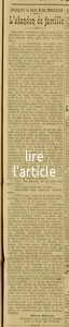 Pourquoi il faut être féministe, l'abondon de famille, Maria Vérone réclame la création de ce délit à l'instar d'autres pays, il faut encore 2 ans pour que ce délit soit insaturé, par la loi du 7 février 1924 à la page 3 du Journal officiel de l'époque