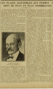 les places accessibles aux femmes sont de plus en plus nombreuses