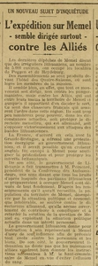 l'expédition sur Mermel semble surtout dirigée contre les alliés