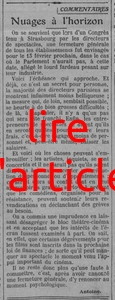 nuages à l'horizon : les directeurs de salles en décidé d'une grève le 13 février, reprise par les comédiens, alors grève ou pas...