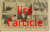 Les autochenilles s'élançant à l'assaut des cols pyrénéens se sont élevées à 1725 mètres, près du village de Grippe, le col de Peyresourde, la montée de Tourmalet en partant de Bagnères-de-Bigorre, évidemment en photos