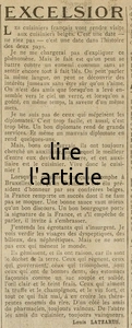 Sur la diplomatie, l'amitié franco-belge, la cuisine et la gastronomie, car une bonne sauce vaut mieux qu'un bon discours