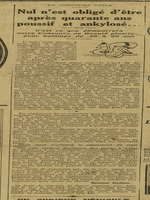 Nul n'est obligé d'être après quarante ans poussif et ankylosé, d'où naît  l'idée d'un concours du plus bel homme