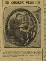 un moteur et une roue, un moyen de locomotion surprenant