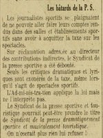 les bâtards de la P.S. l'Administration applique la loi mais ne l'interprète pas