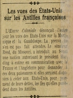 les Etats-Unis lorgnent vers la Guadeloupe et la Martinique