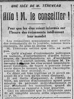 Allo ! Allo ! Monsieur le Conseiller ! Pour que les élus soient informés sur l'heure des évènements intéressants leur mandat... et ne l'apprennent pas dans la presse, n'est-ce-pas Monsieur Édouard Philippe cf 6 avril 2022