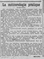 La météorologie pratique, un retour aux observations fondamentales et à tester dès demain matin