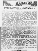 Lisieux : l'appellation " Calvados ", faire de la " fine Calvados " avec des cidres de la Manche ou du Calvados, cela mérite un procès, la guerre des pommes