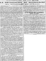 dans la Ruhr, la physionomie de Düsseldorf après trois semaines
