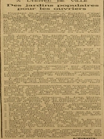 des jardins populaires pour les ouvriers. Il y a des terrains disponibles mais ils sont loués par l'Assistance publique 3 à 4 centimes le mètre à des concessionnaires qui les sous-louent entre 30 et 60 centimes le mètre. Cette spéculation doit cesser