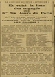 la liste des engagés dans la 5ème édition des Six Jours de Paris ; ils sont actuellement vingt-huit à participer à cette épreuve "monstre"