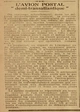 l'avion postal semi-transatlantique, il ferait la moitié du trajet embarqué sur un paquebot... on en parle dans la presse anglaise