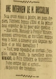 une interview de Mussolini : une question importante lui a été posée... elle aurait pu être embarrassante, mais il a répondu