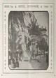 Une publicité pour l'hôtel O'Connor, Giraudy, propriétaire, à Nice, avec sa devanture en photo