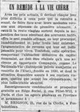 Un remède contre la vie chère, la promotion de la rente viagère, " avec les prix actuels, il devient chaque jour plus difficile à ceux pour qui la retraite a sonné..."