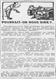 pourrait-on nous dire... si les rats qui infestaient Paris l'année dernière ont tous été détruits, et si c'est vrai pourquoi...