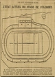 e stade de Colombes avec un croquis qui vaut mieux qu'une longue explication