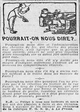 il y a cent ans pourrait-on nous dire pourquoi on ne procède pas à la réfection des trottoirs rue Favart...