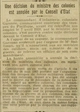 V il y a cent ans le Conseil d'Etat annule une décision du ministre des Colonies... et du ministre de l'intérieur... ?